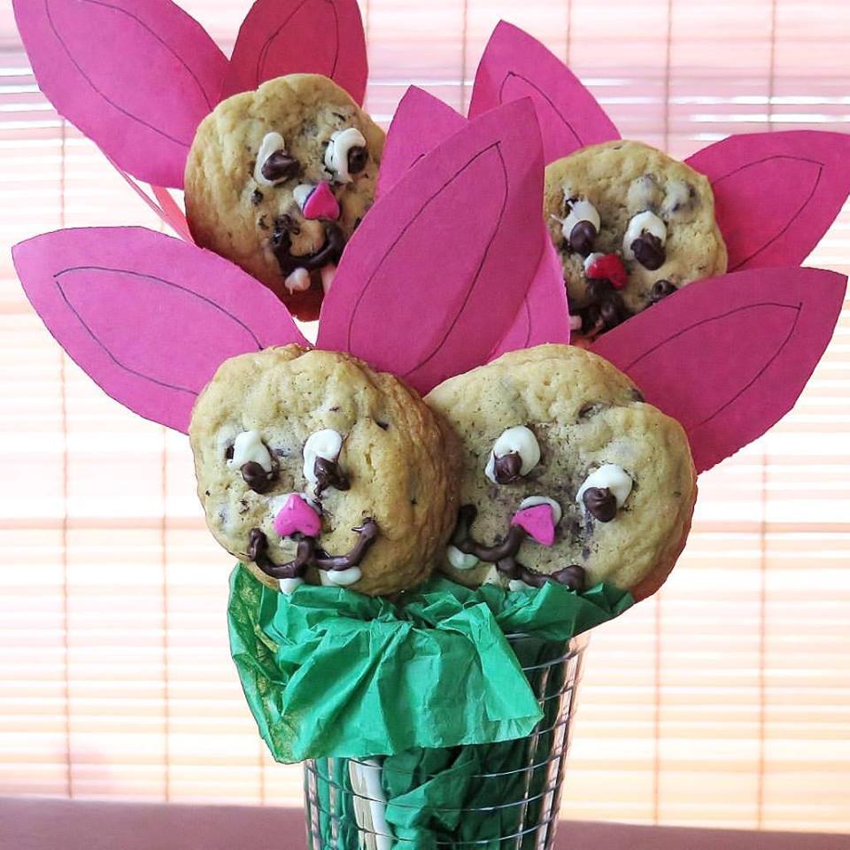 Chocolate Chip Cookie Bunny Pops