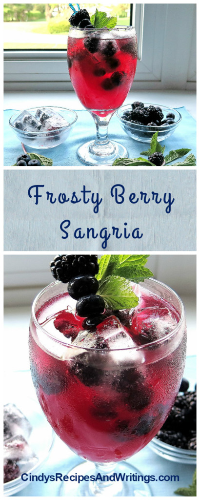 Frosty Berry Sangria #BerryDelish #FWCON