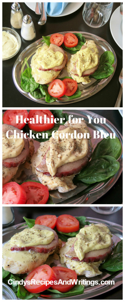 Healthier Chicken Cordon Bleu