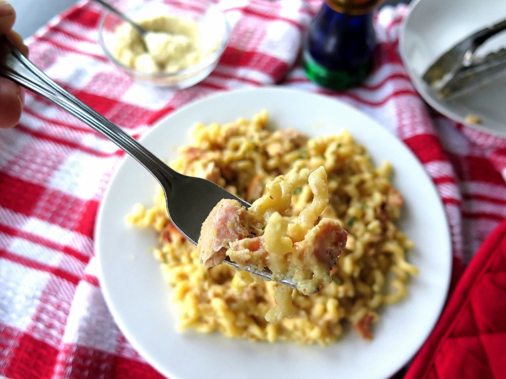 Smoky Salmon Carbonara