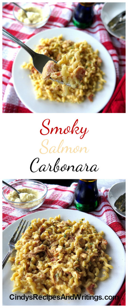 Smoky Salmon Carbonara