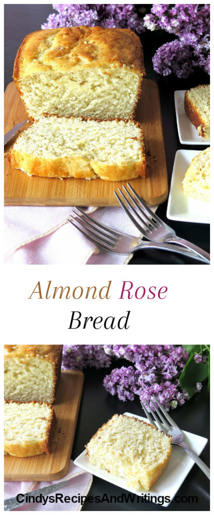 Almond Rose Bread #BreadBakers