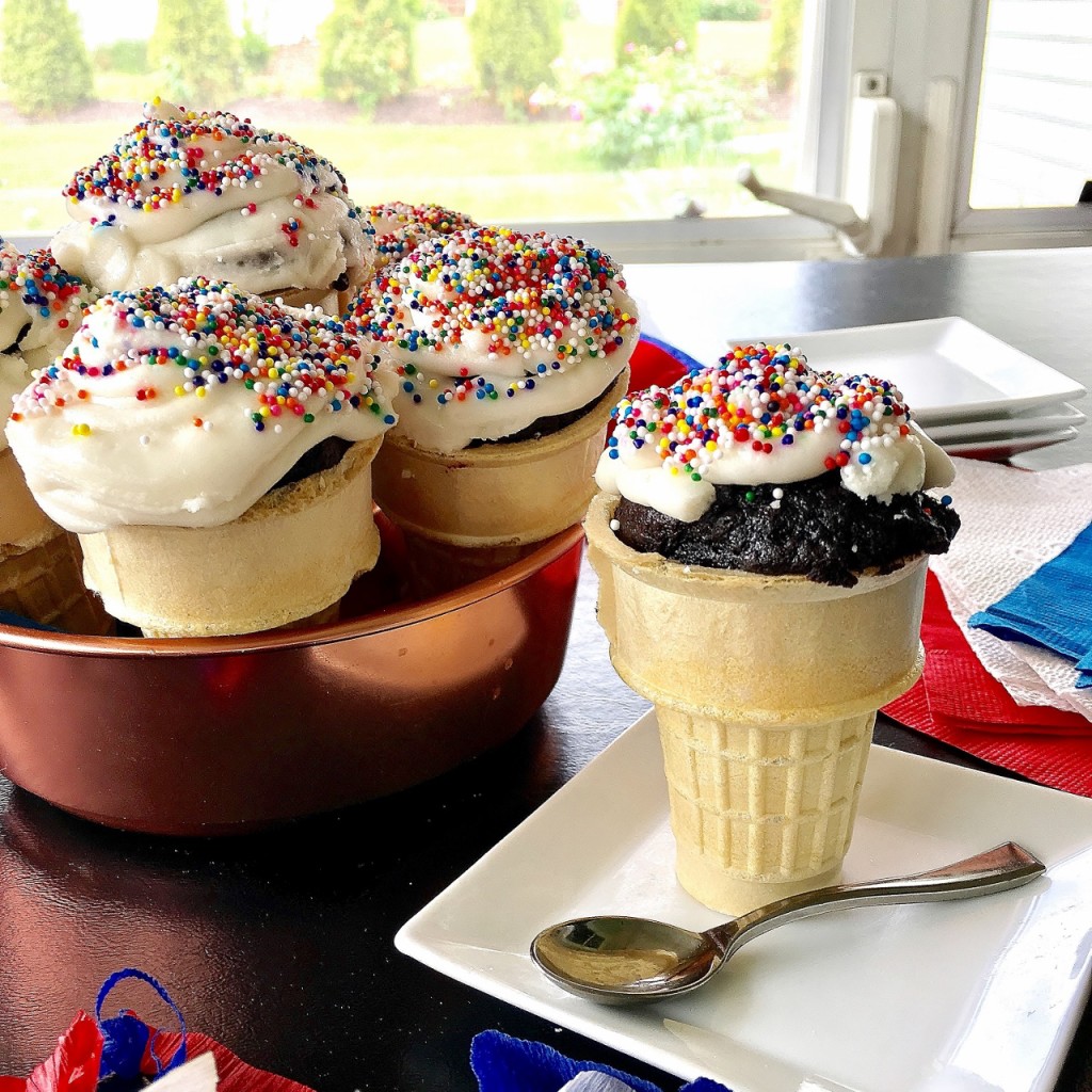 Ice Cream Cone Cupcakes