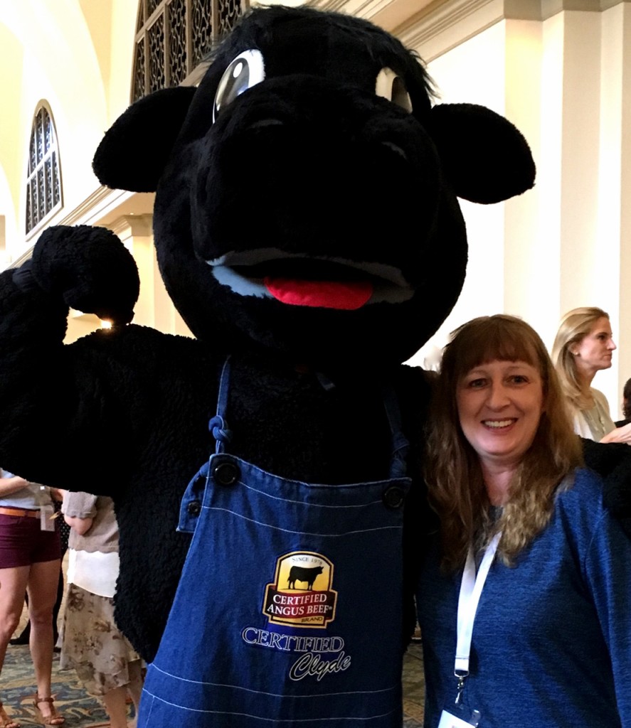 Me and Certified Angus Mascot