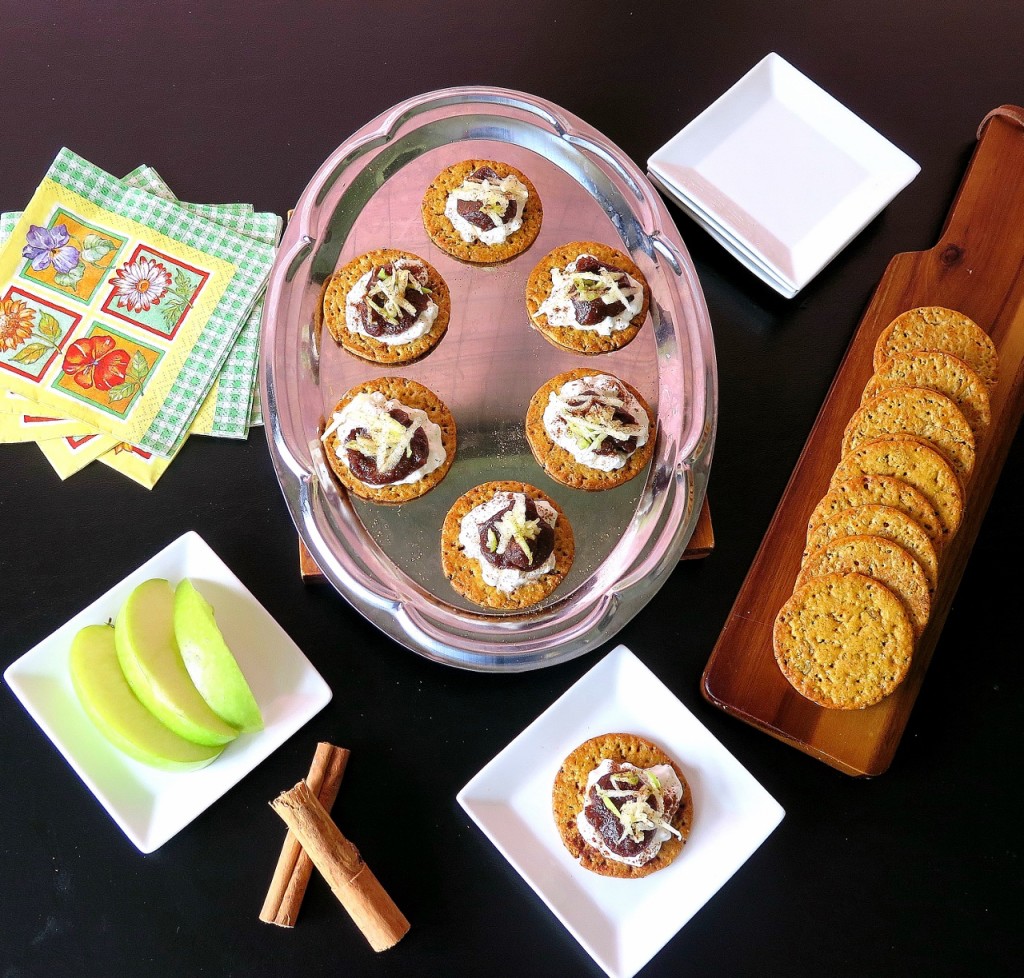 Cottage Apple crackers and tray