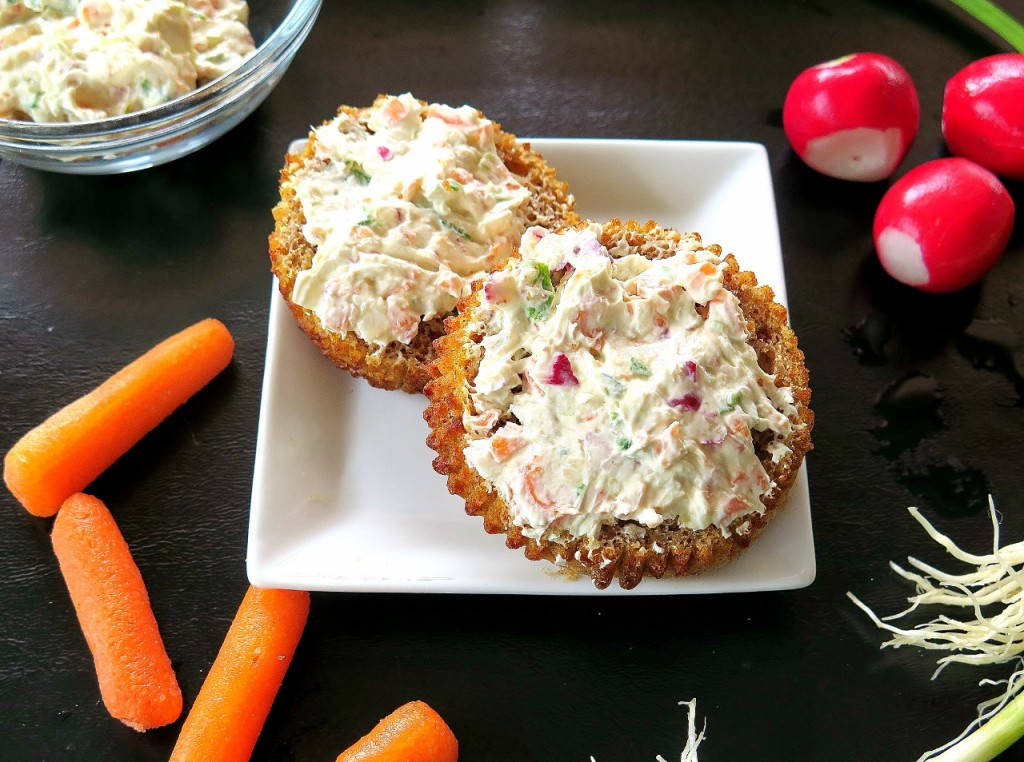 Sweet Potato Muffin Veggie Cream Cheese