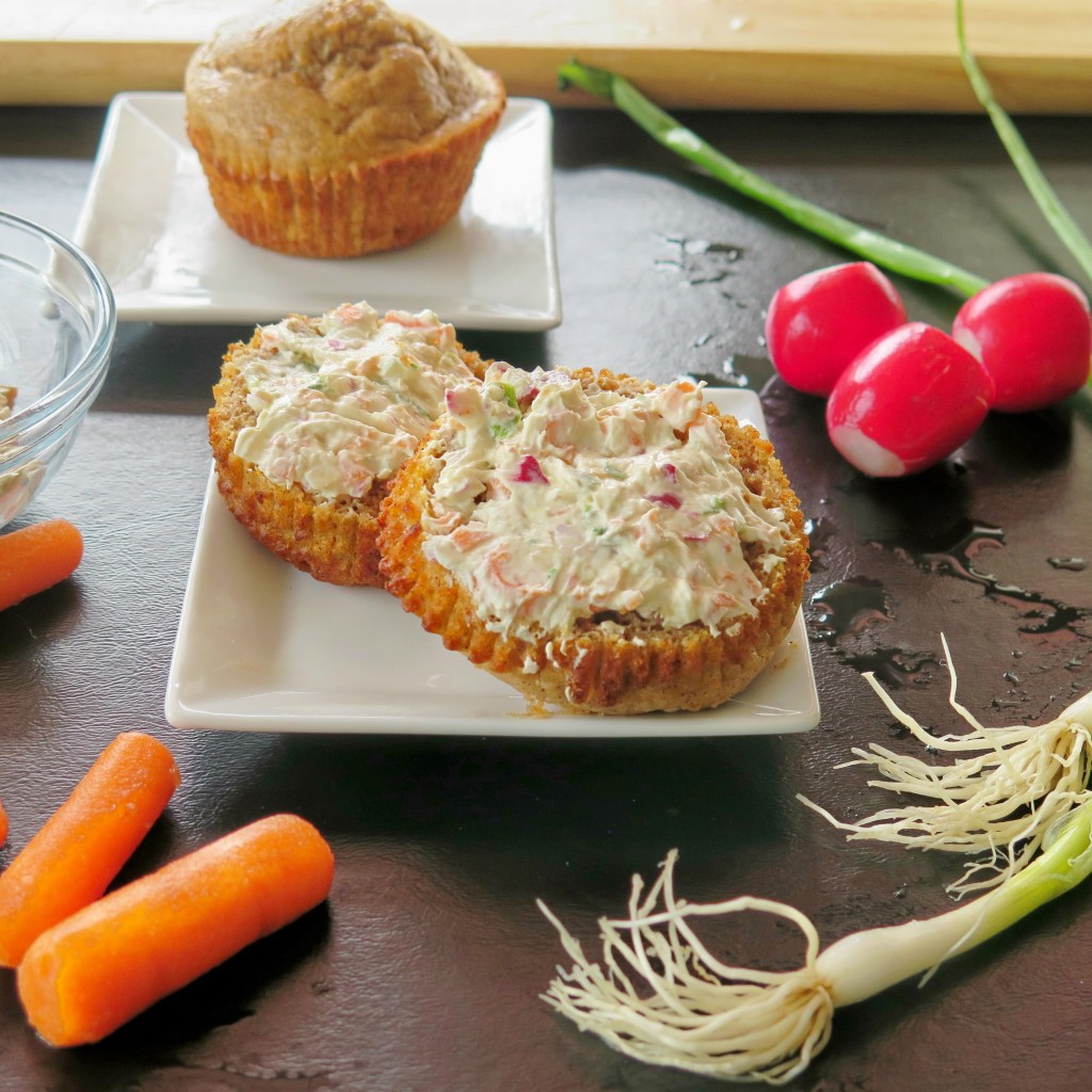 Sweet Potato Muffins Veggie Cream Cheese