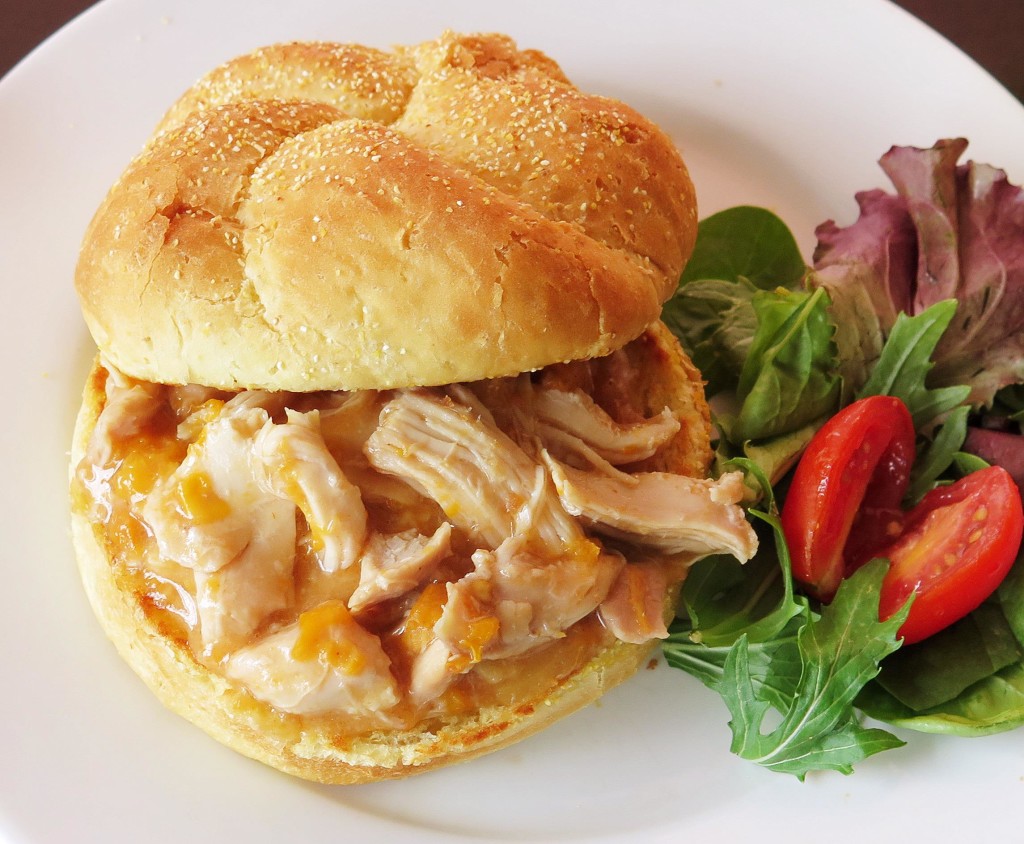 Apricot Chicken BBQ sandwich