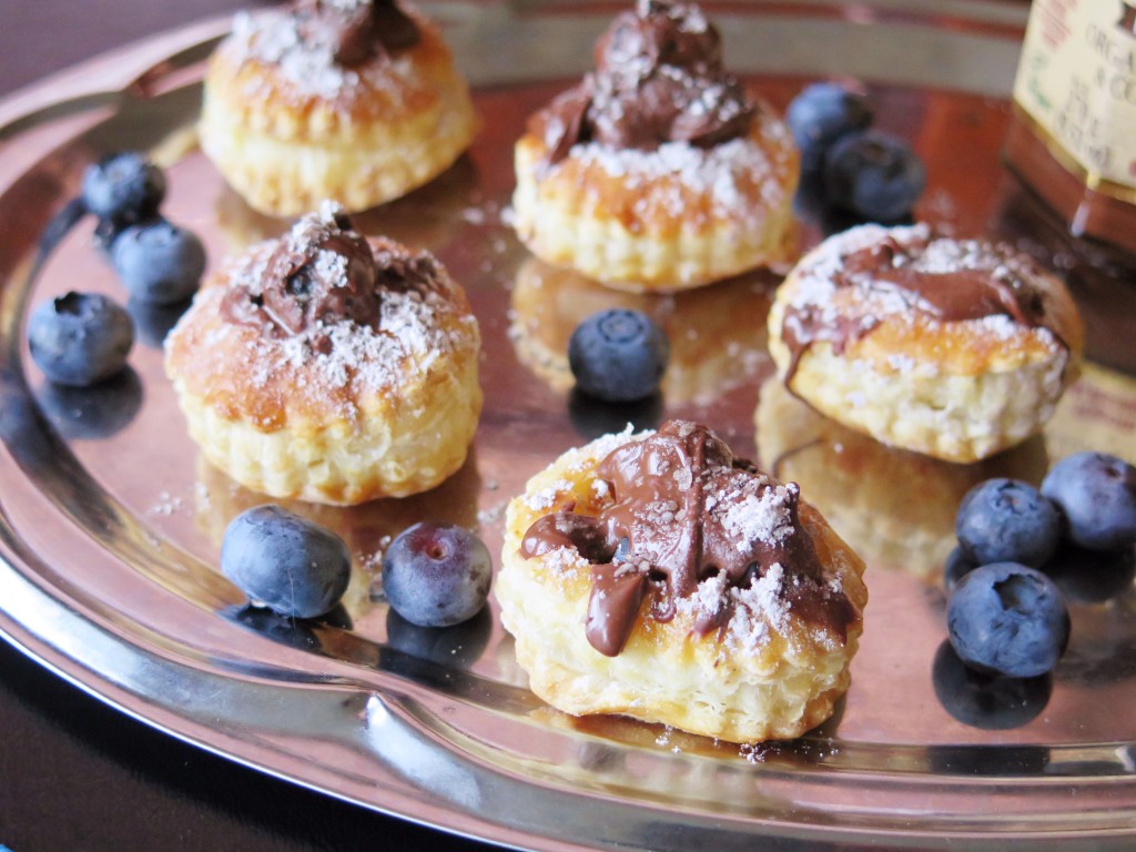 Blueberry Nocciolata Puff Pastry