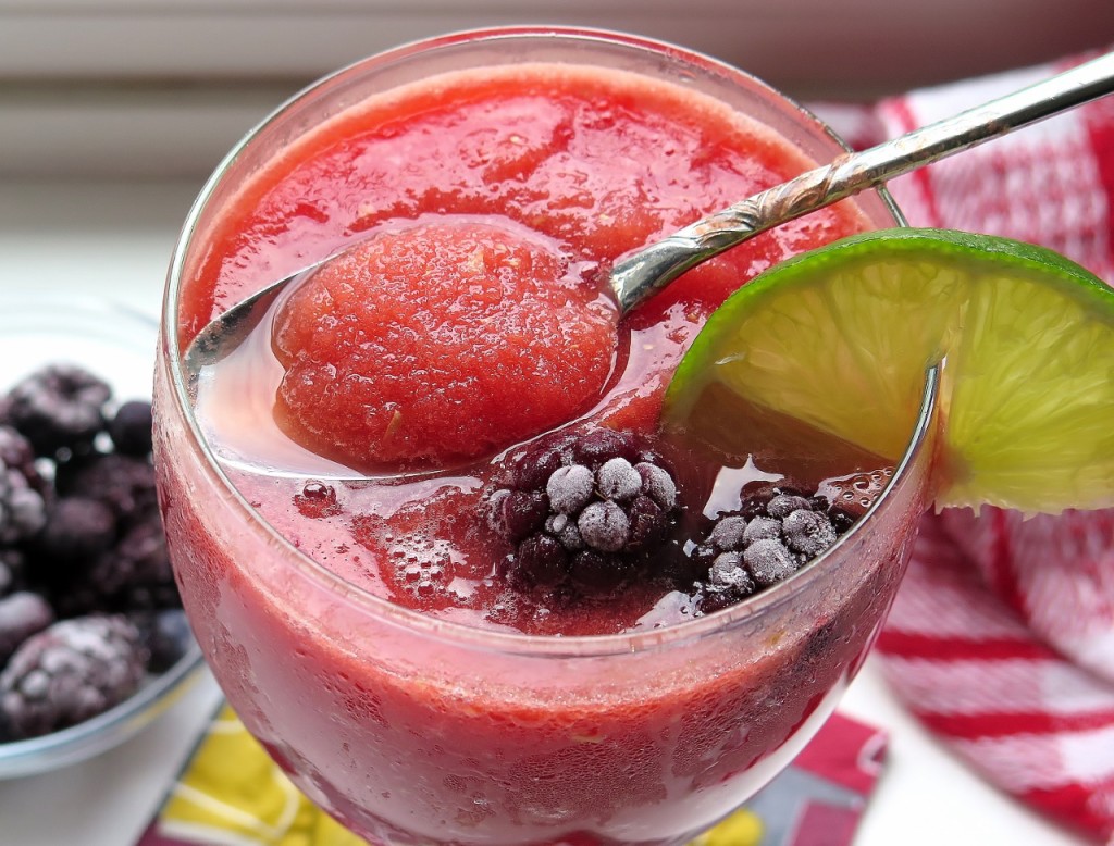 Boozy Watermelon Slushies