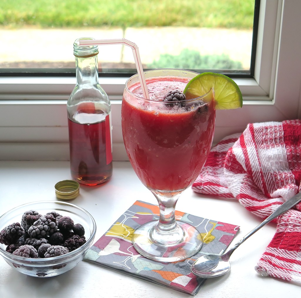 Boozy Watermelon Slushies #SundaySupper