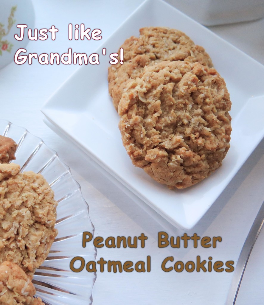 Peanut Butter Oatmeal Cookies