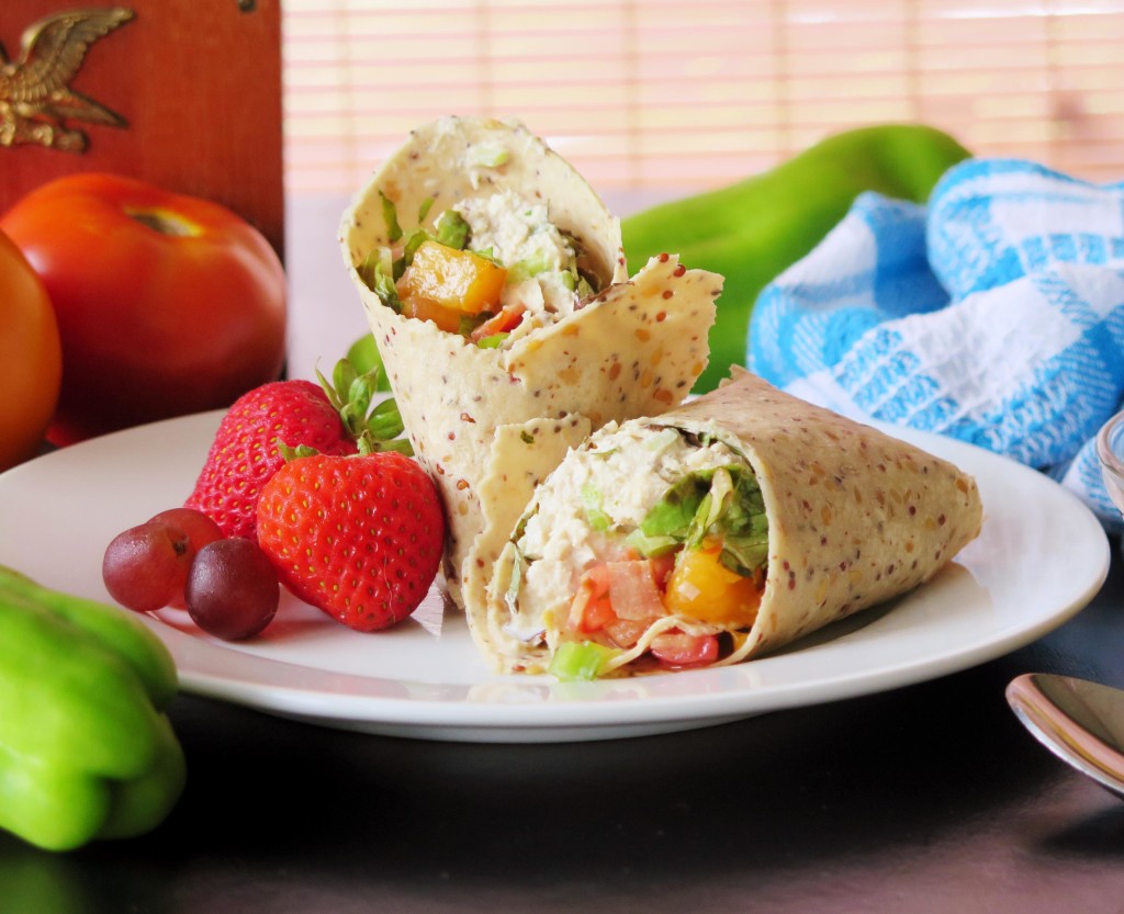 Tuna Bacon Salsa Wrap