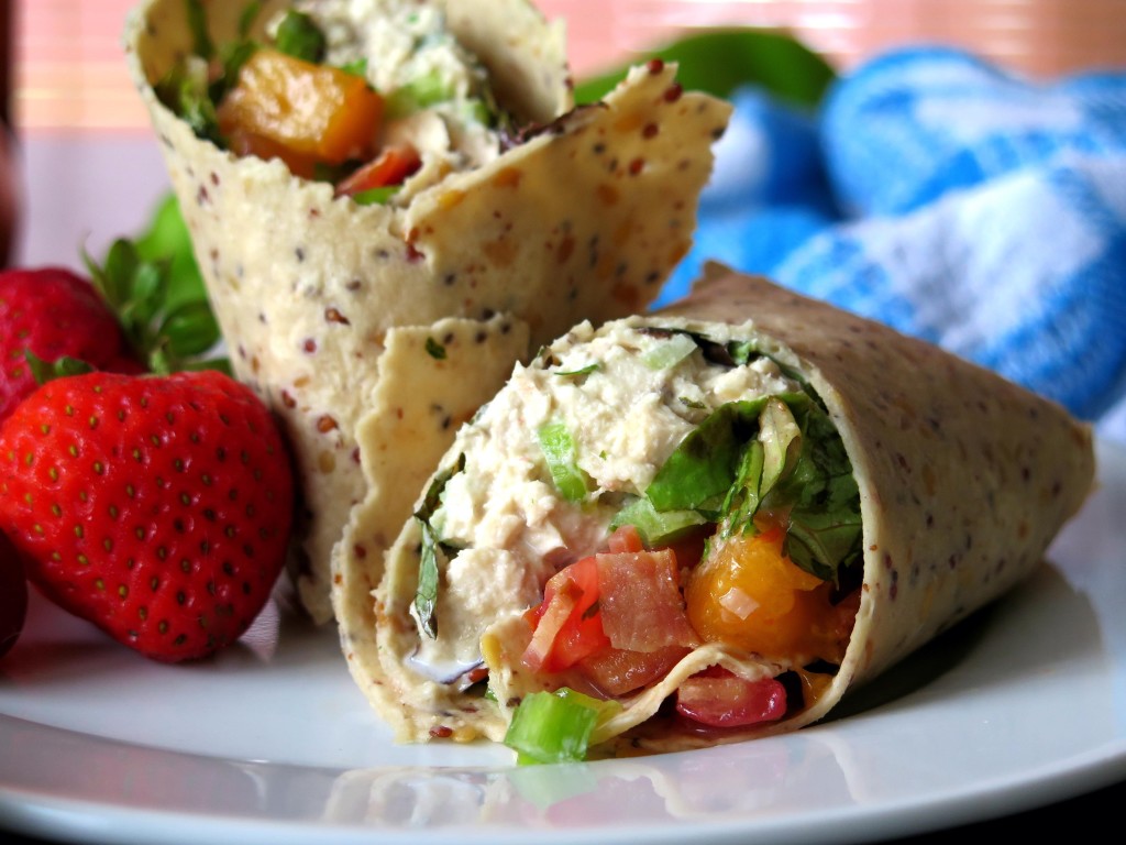 Tuna Bacon Salsa Wrap 