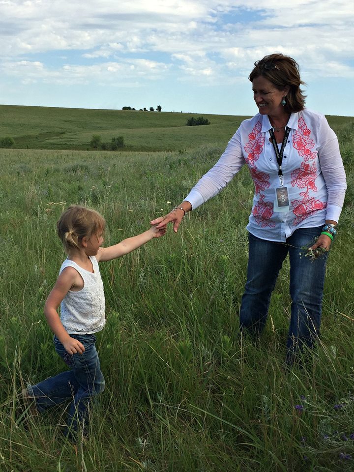 Debbie and granddaughter