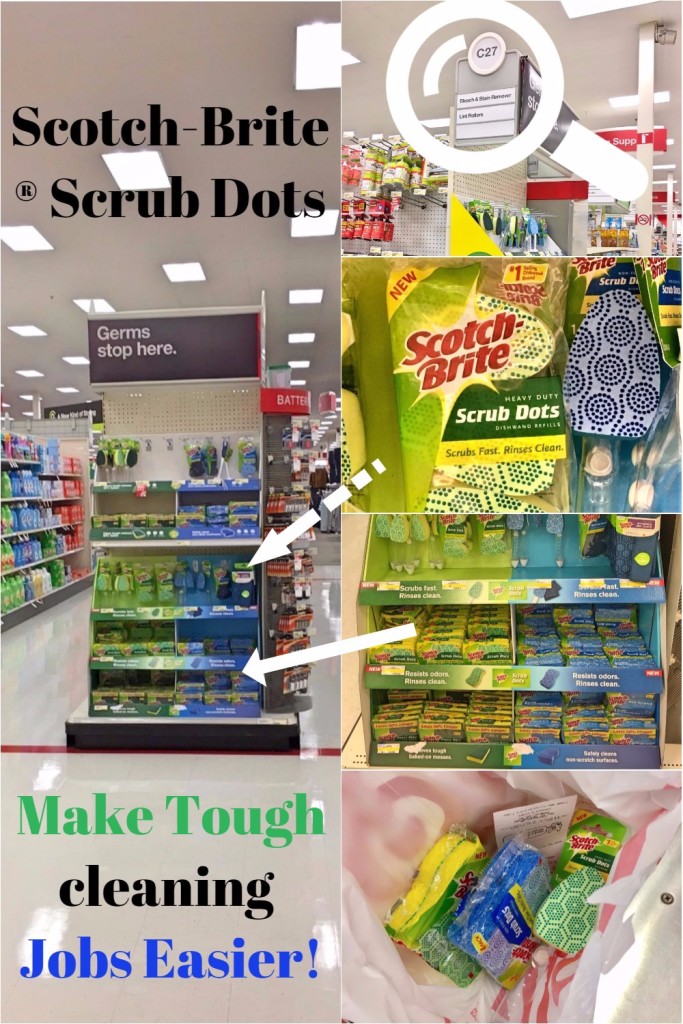 Scotch-Brite® Scrub Dots in store