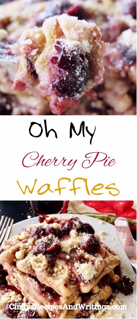 Oh My Cherry Pie Waffles 