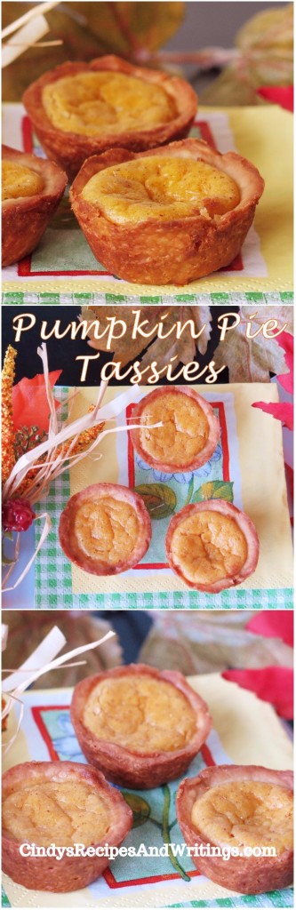 Pumpkin Pie Tassies #PumpkinWeek
