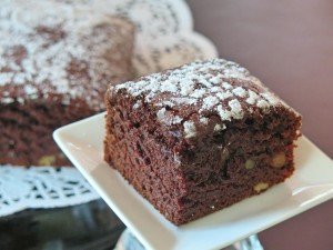 Chocolate Applesauce Cake