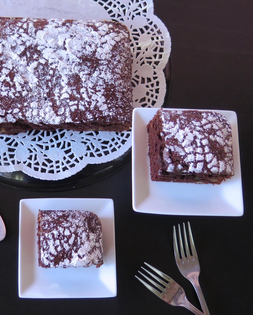 Chocolate Applesauce Cake