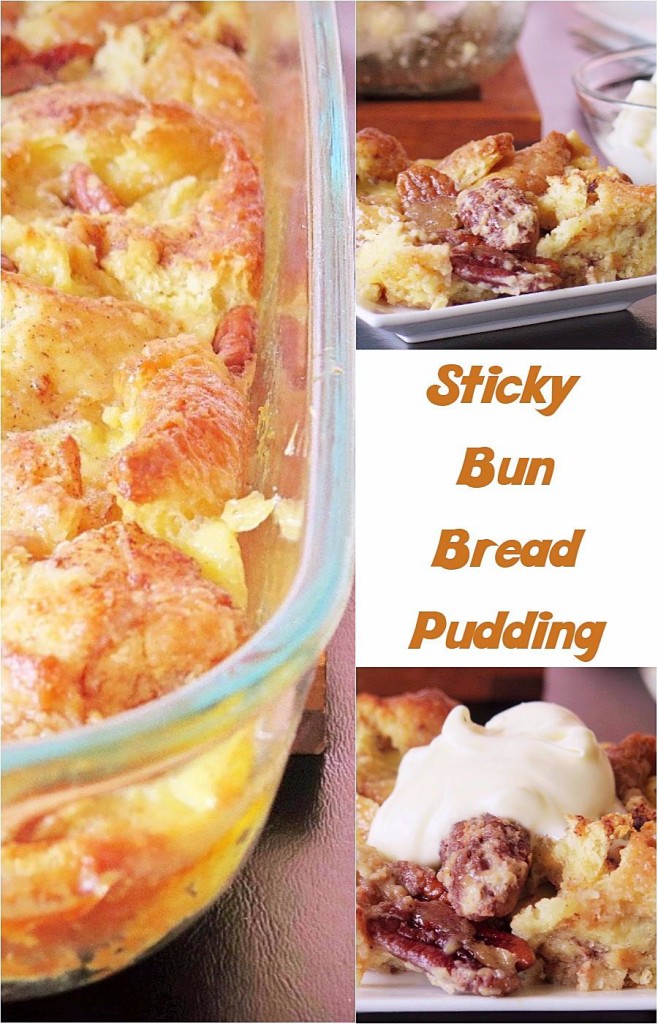 Sticky Bun Bread Pudding 