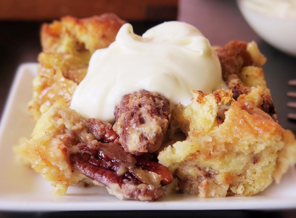 Sticky Bun Bread Pudding 