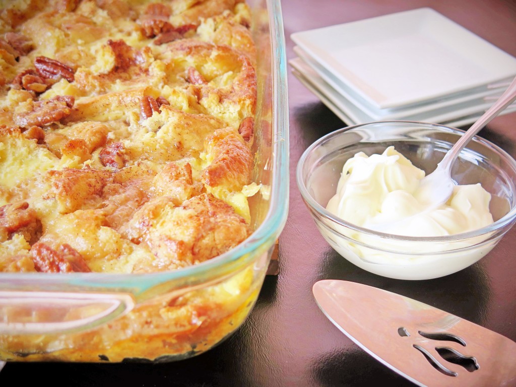 Sticky Bun Bread Pudding 