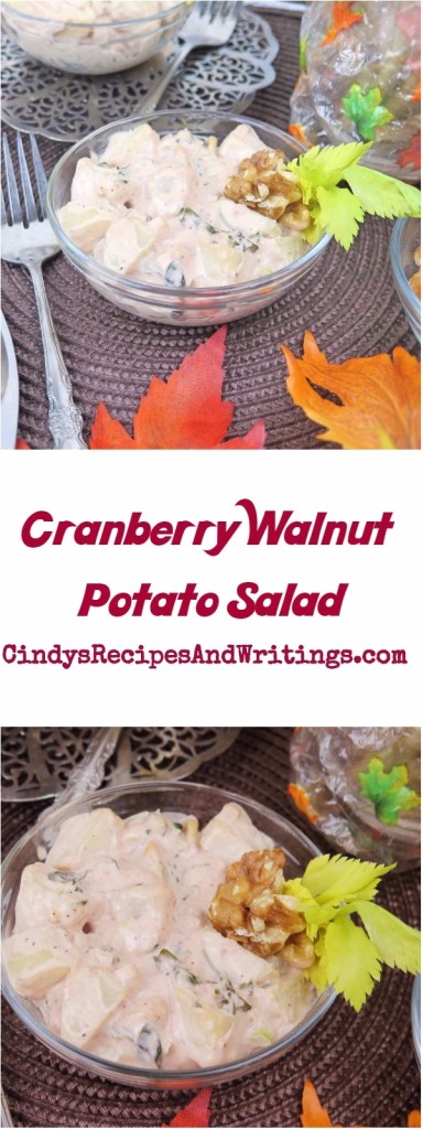 Cranberry Walnut Potato Salad 