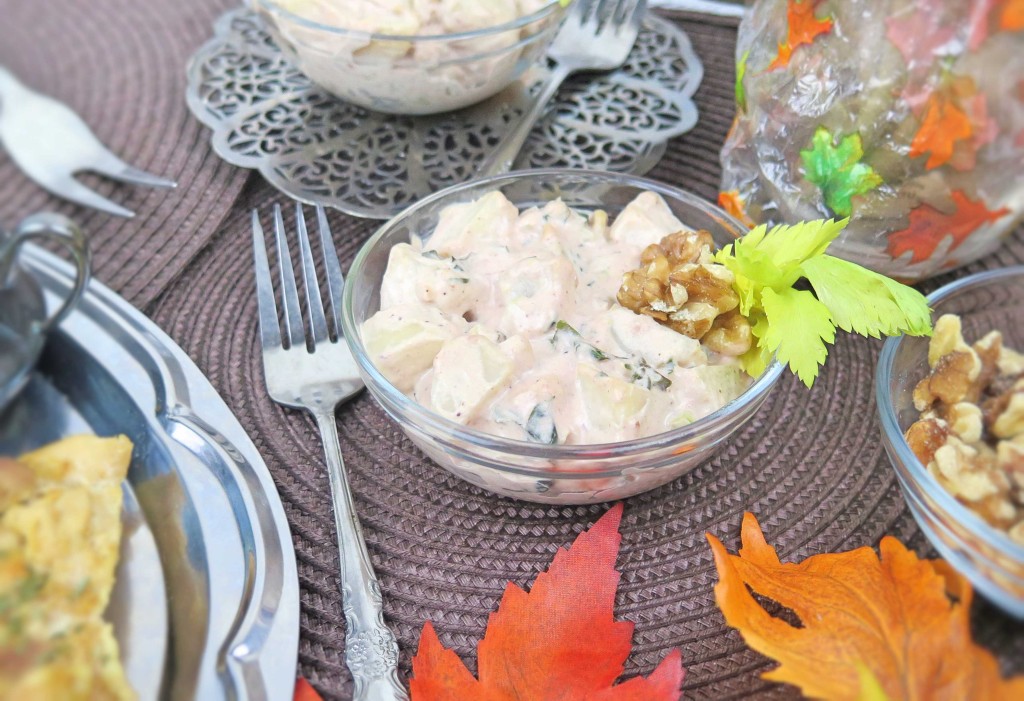 Cranberry Walnut Potato Salad 