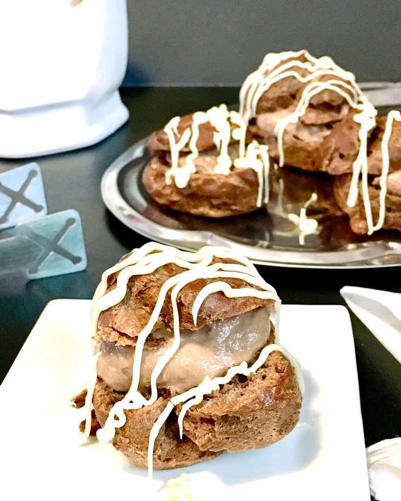 Double Chocolate Cream Puffs