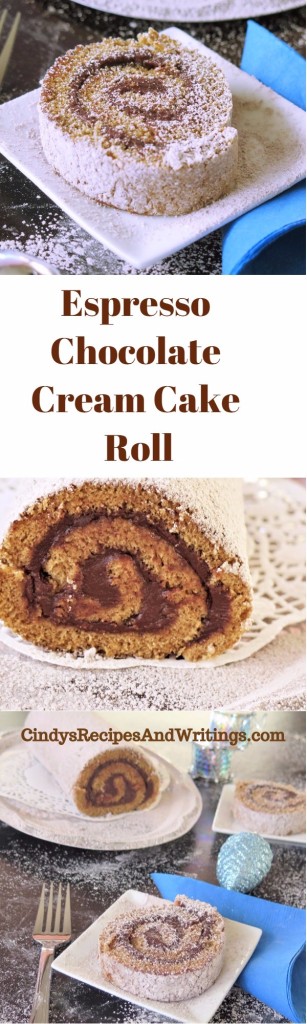 Espresso Chocolate Cream Cake Roll