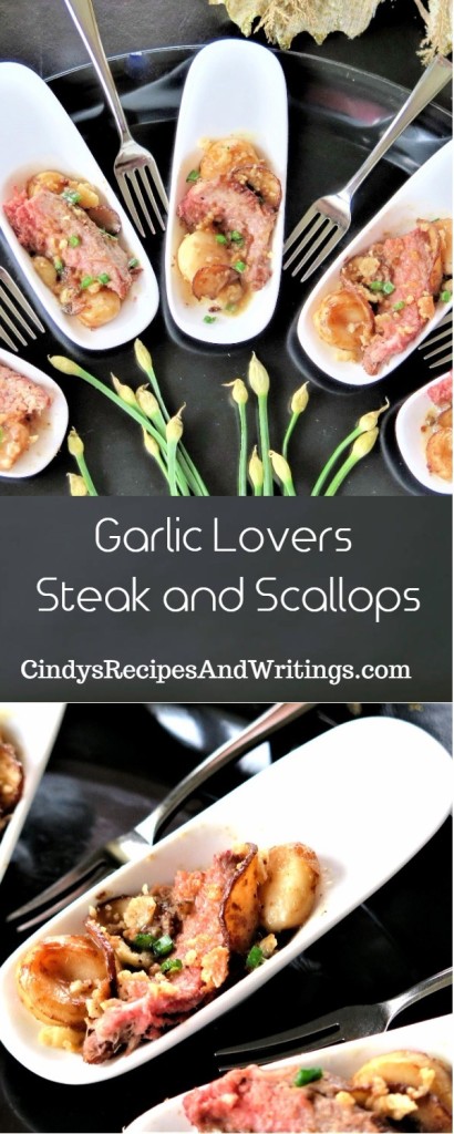 Garlic Lovers Steak and Scallops