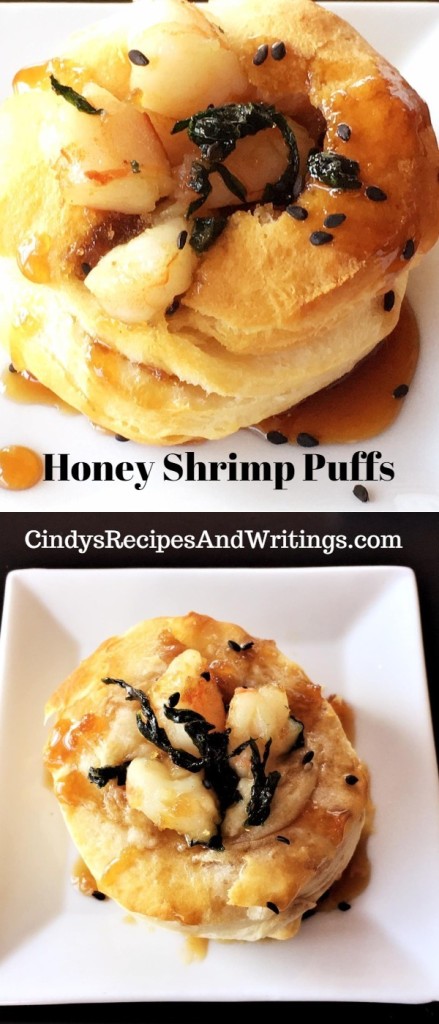 Honey Shrimp Puffs