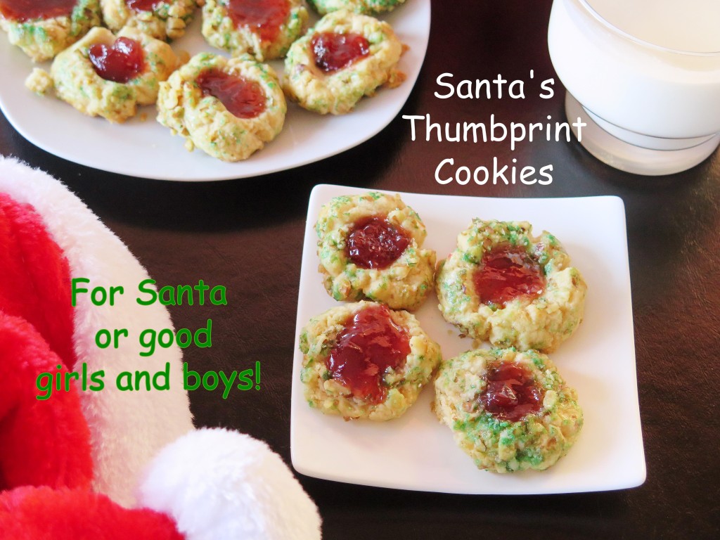 Santa's Thumbprint Cookies