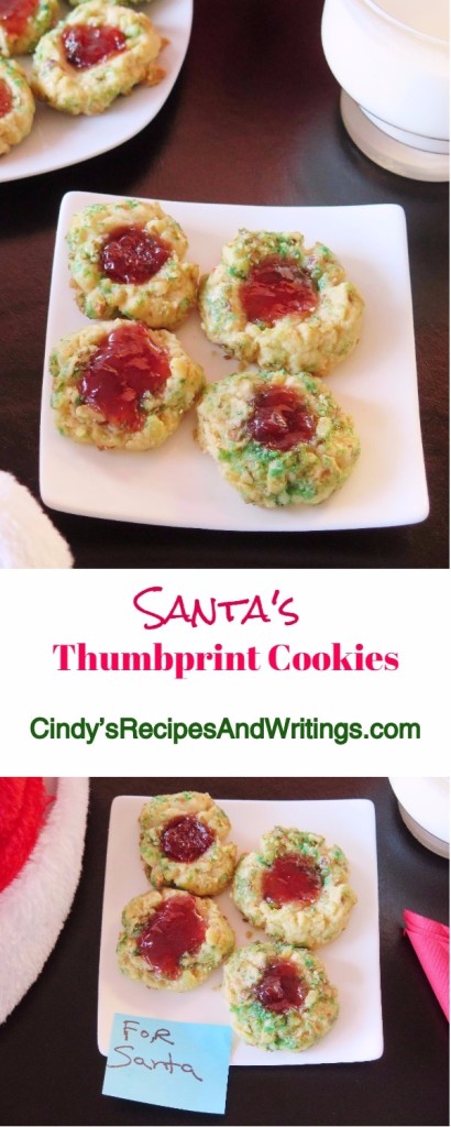 Santas Thumbprint Cookies