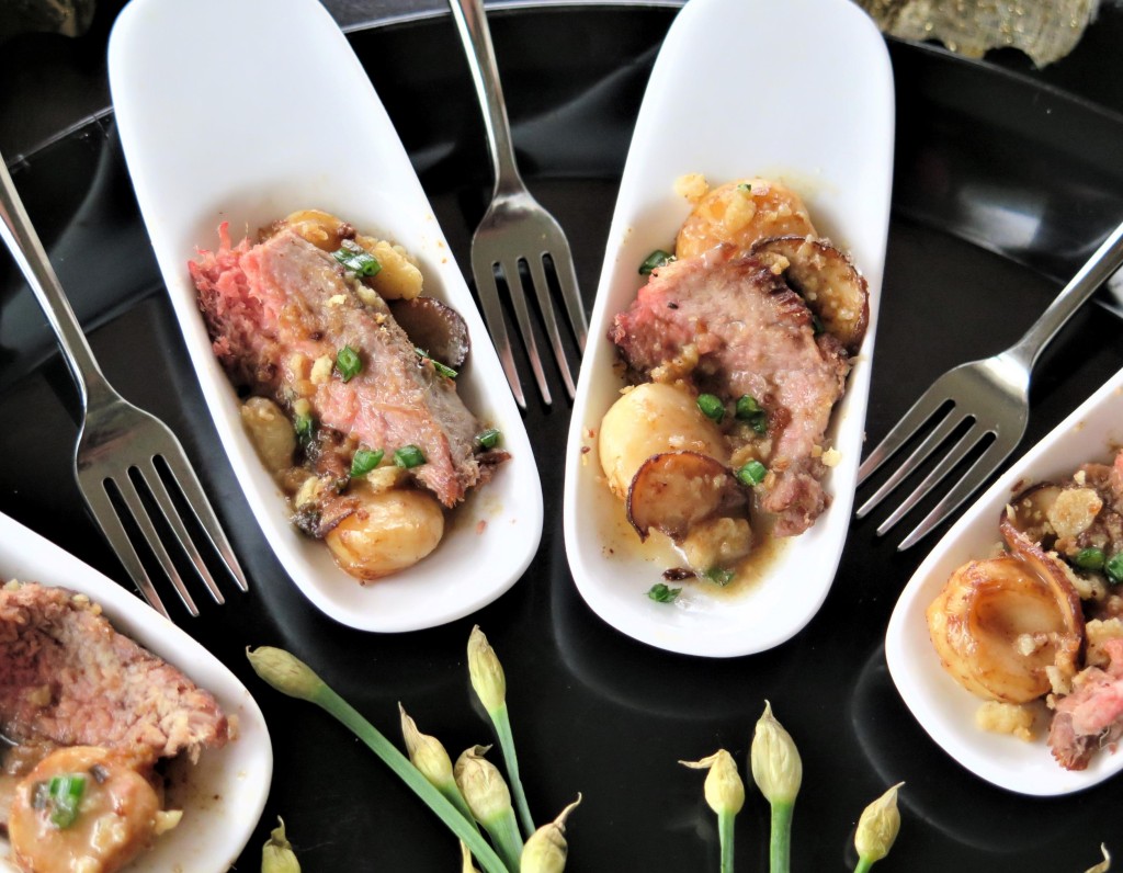 Garlic Lovers Steak and Scallops