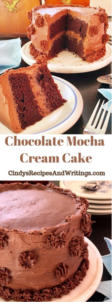 Chocolate Mocha Cream Cake