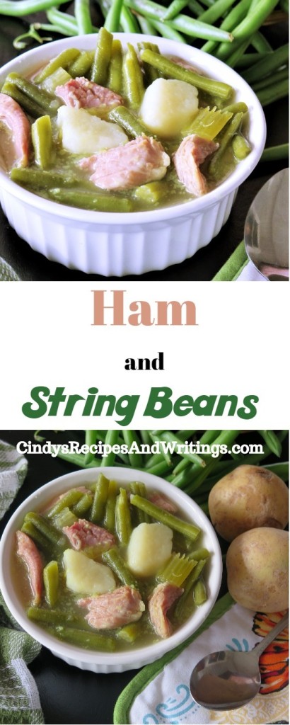 Ham and String Beans a hearty classic soup. Pure comfort food. #RecipeRedo