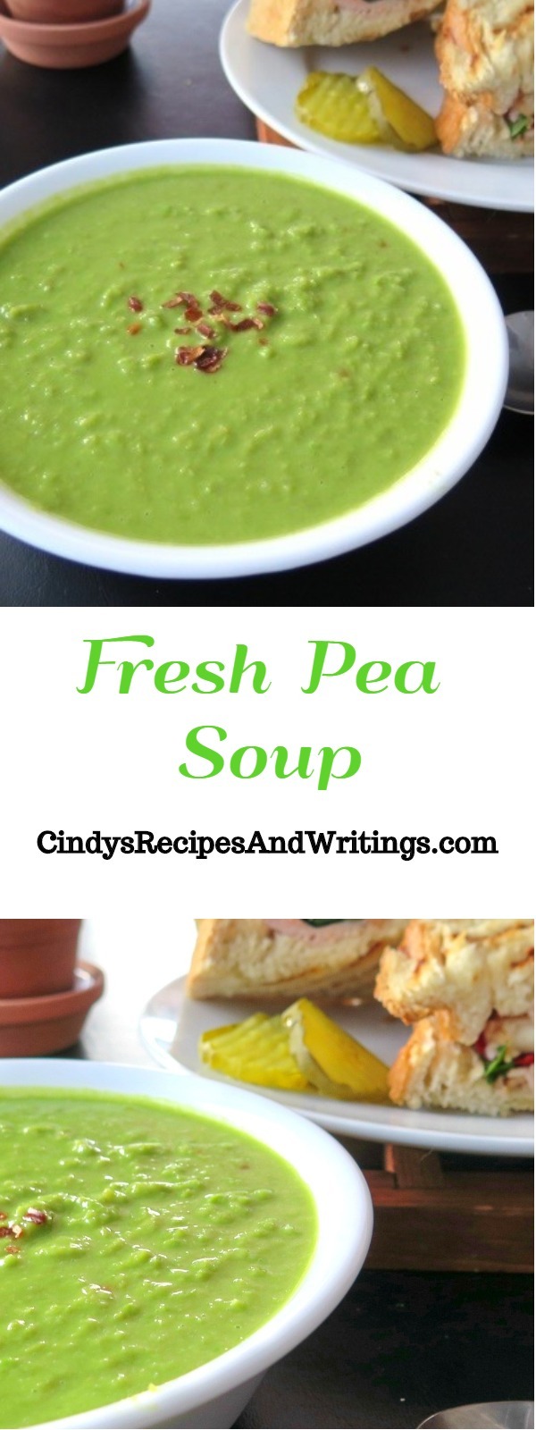 Fresh Pea Soup #TheRecipeReDux