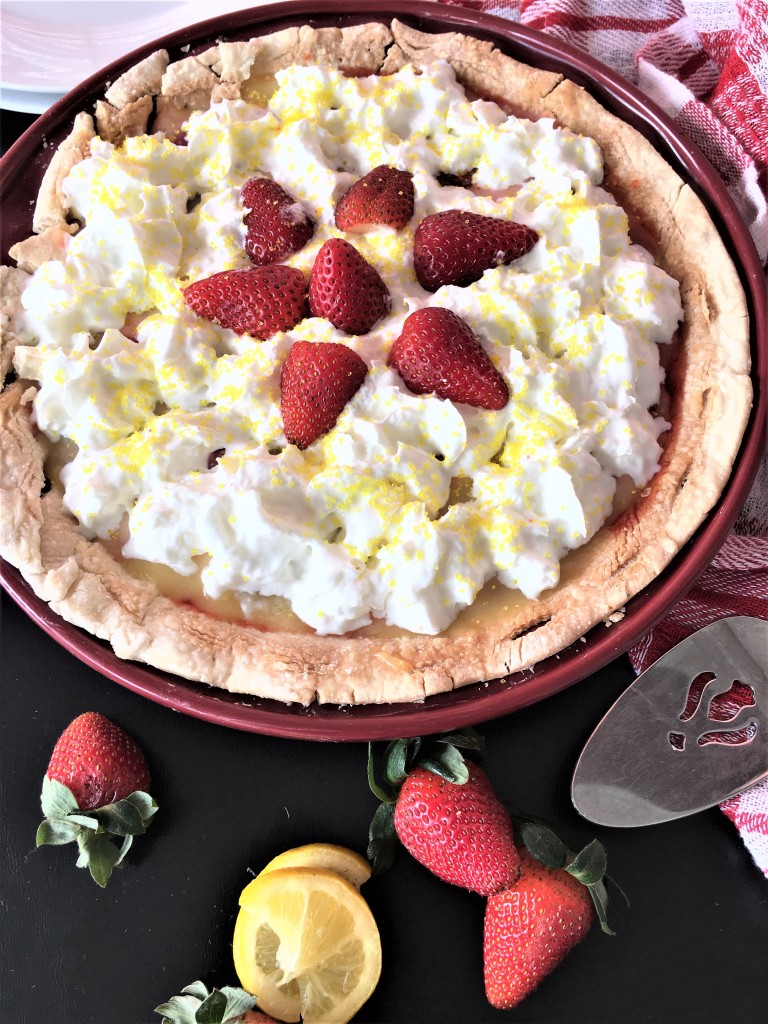 Strawberry Lemonade Pie 