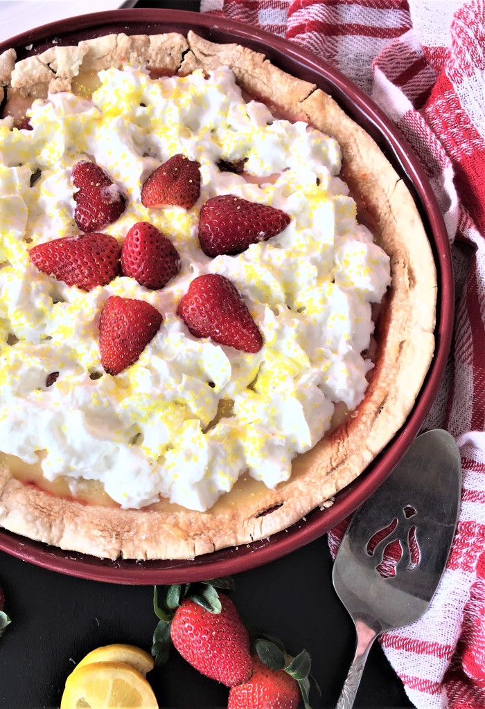 Strawberry Lemonade Pie 