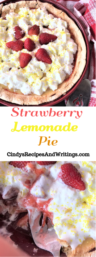 Strawberry Lemonade Pie 