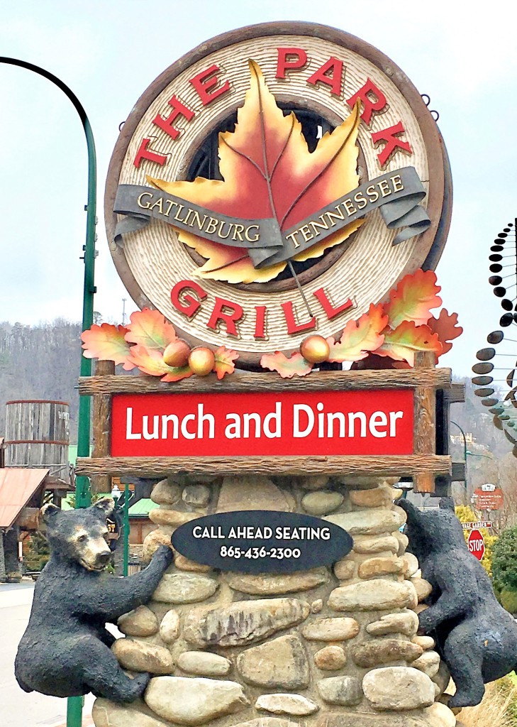 The Park Grill sign