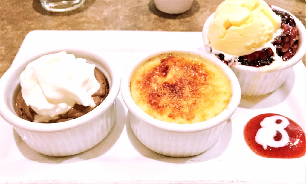 park grill dessert trio