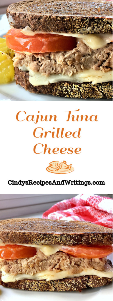 Cajun Tuna Grilled Cheese Sandwich