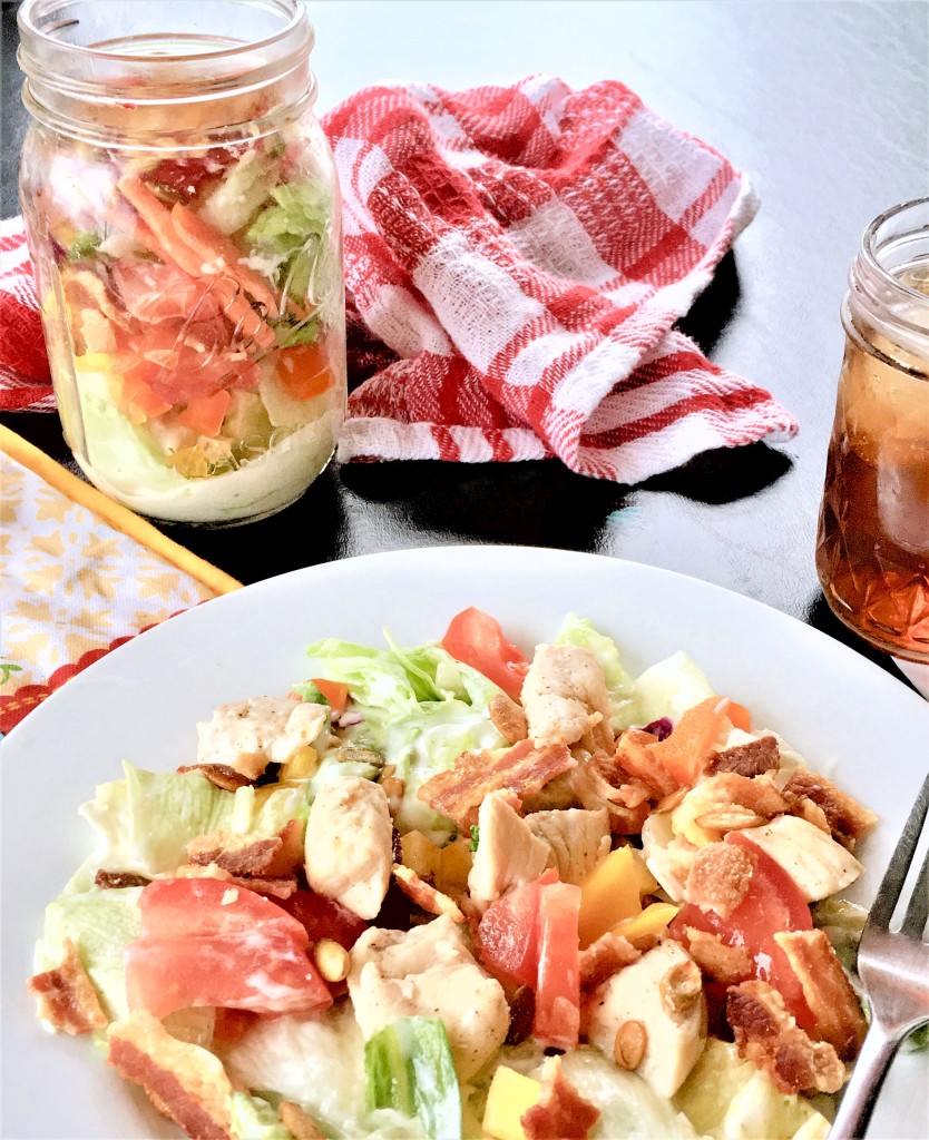 Chicken BLT Shaker Salad