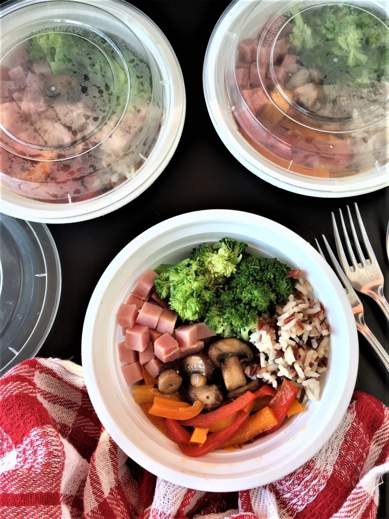 Ham and Broccoli Meal Bowls