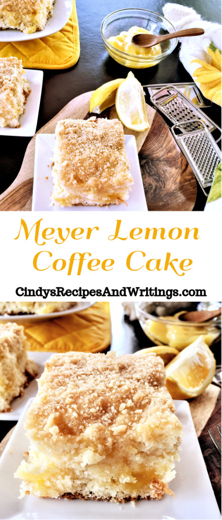 Meyer Lemon Coffee Cake