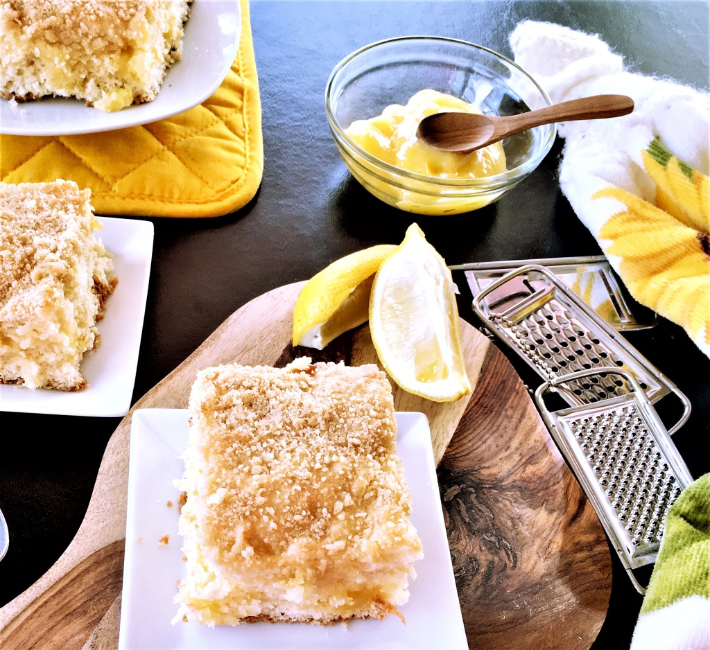 Meyer Lemon Coffee Cake 