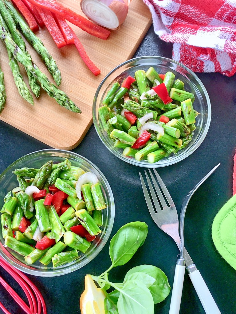 Grilled Asparagus Salad